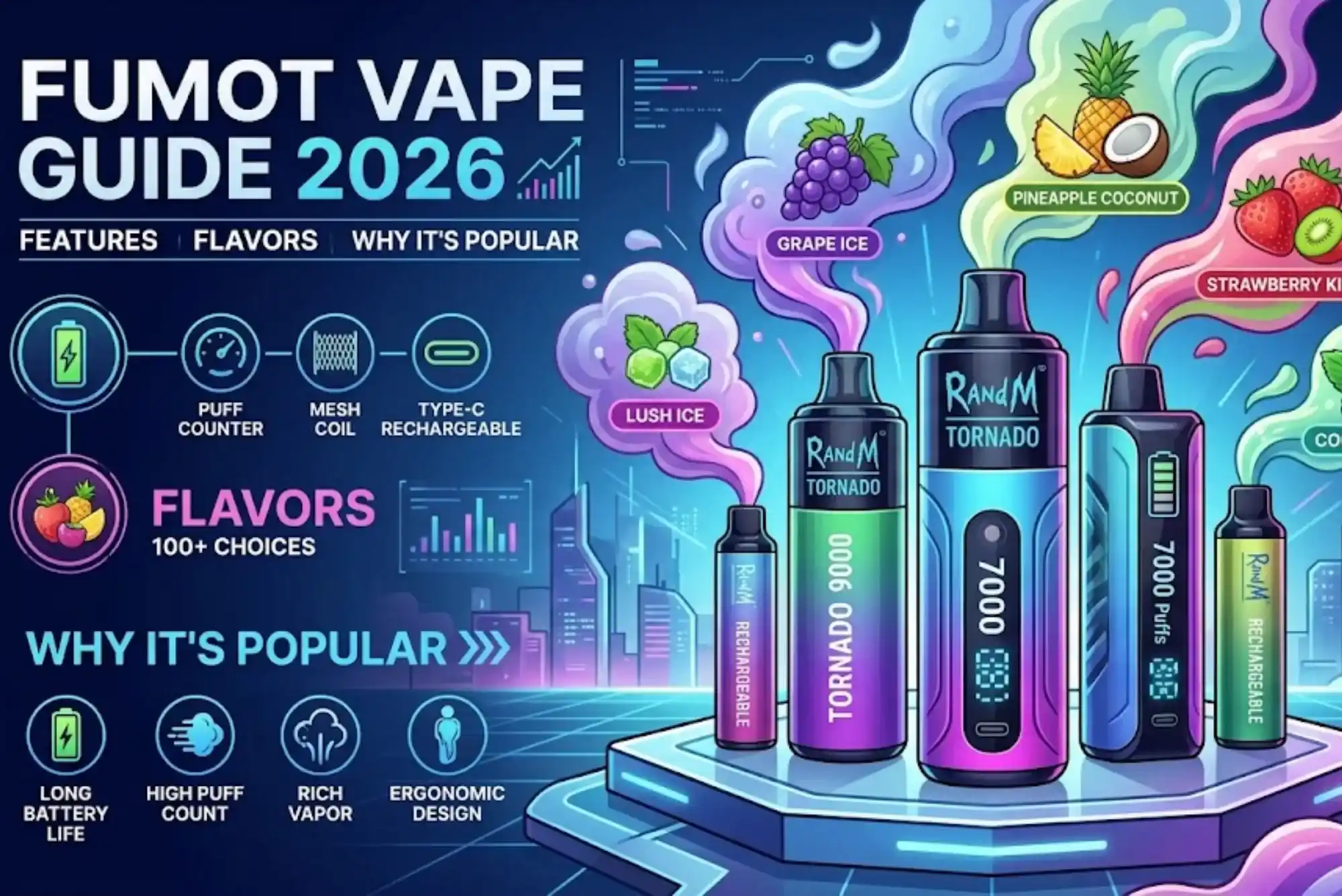 Fumot Vape Guide 2026 Features, Flavors, and Why It's Popular