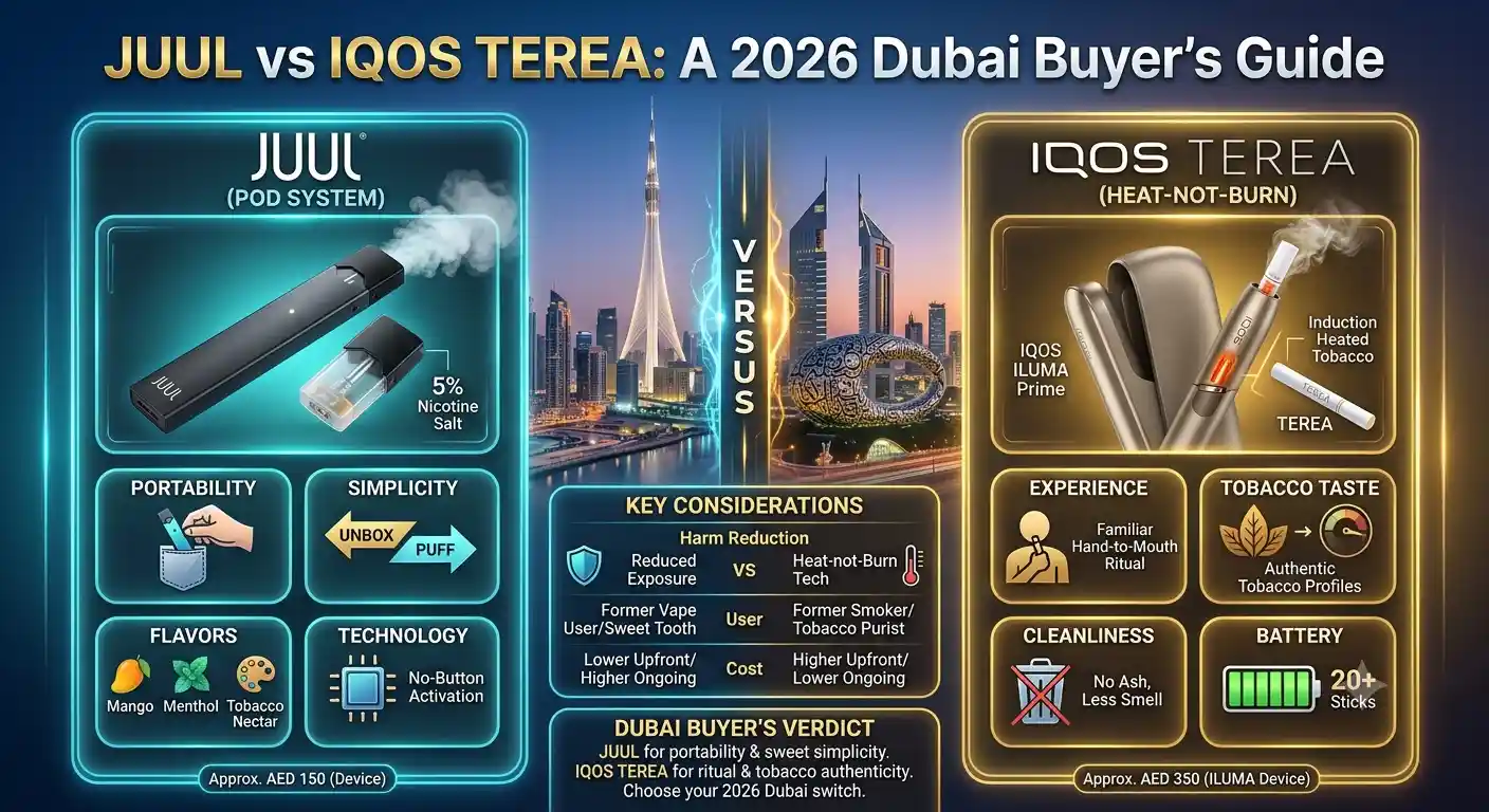 JUUL vs IQOS TEREA